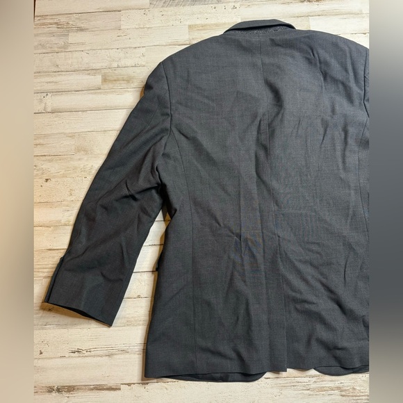 Brooks Brothers Blazer Sport Coat Jacket Mens 42R 2 Button Charcoal Gray - Picture 8 of 11